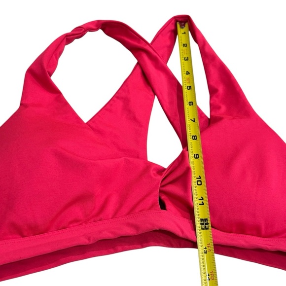 Fabletics Hot Pink Criss Cross Strappy Athletic Sports Bra Women’s Size XXL - Picture 9 of 9